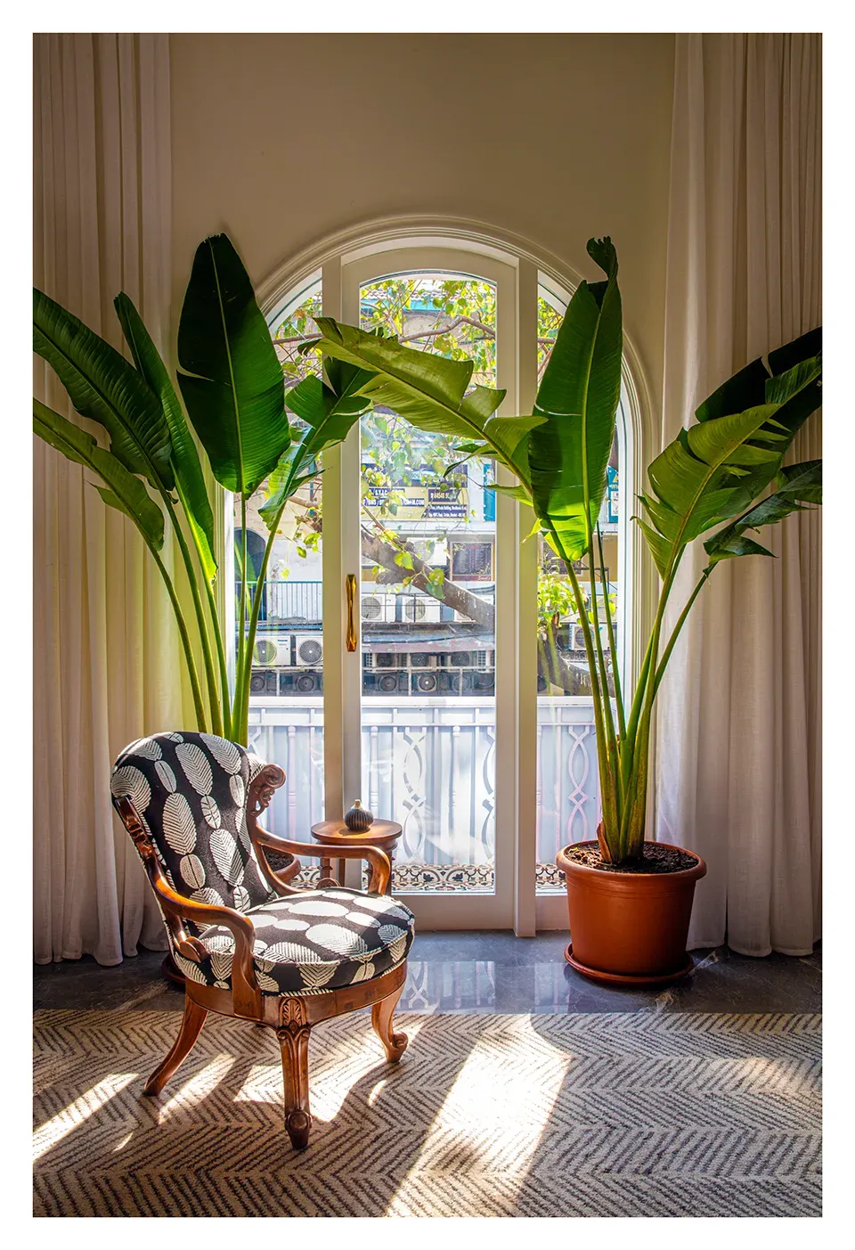 Balcony with greenery by Sonia Gehlot